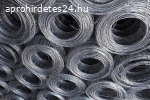 Hegesztett drótháló, vadháló, drótfonat, oszlop, kerítés
